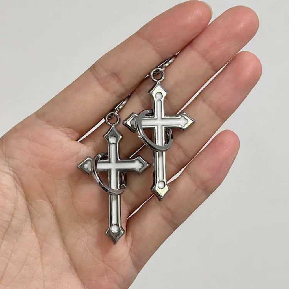 Rock Gothic Sliver Color Circu - Men Accessories Aesthetic review and price