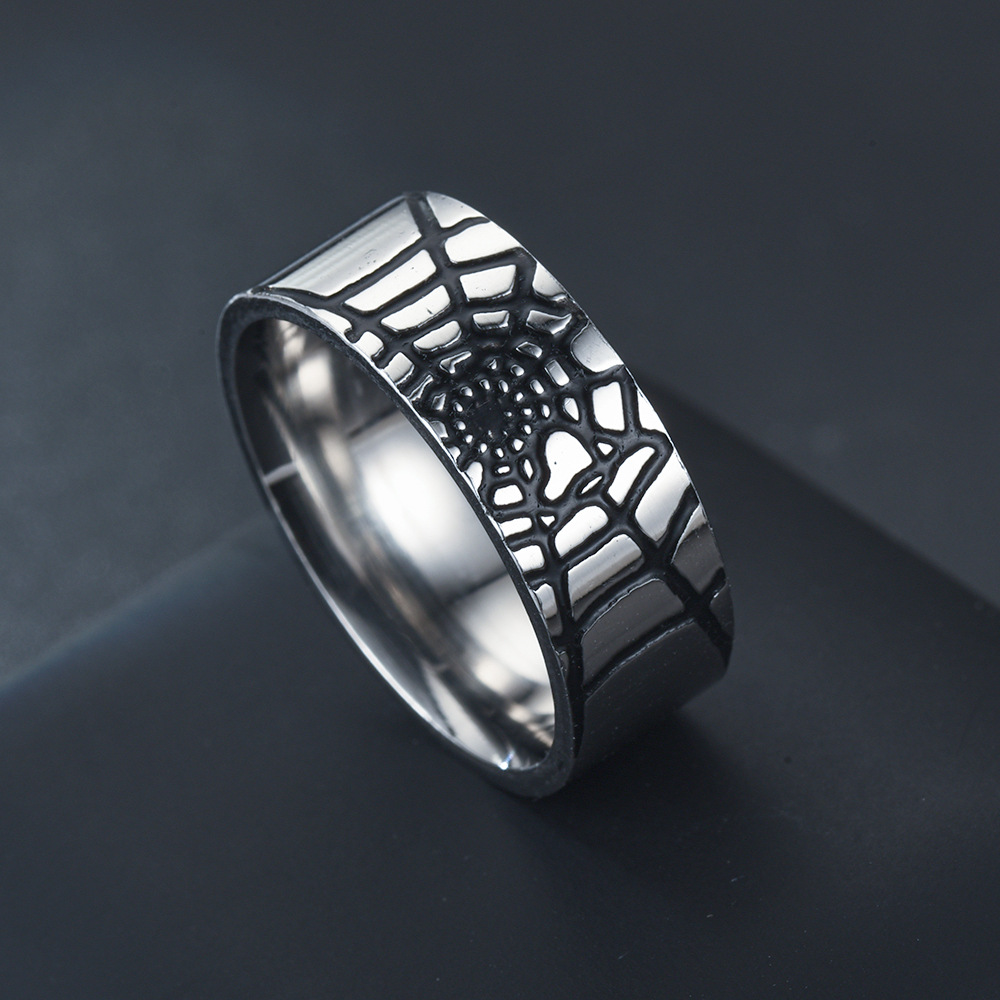 Stainless Steel Simple Spider  - Men Accessories For Wedding review and price