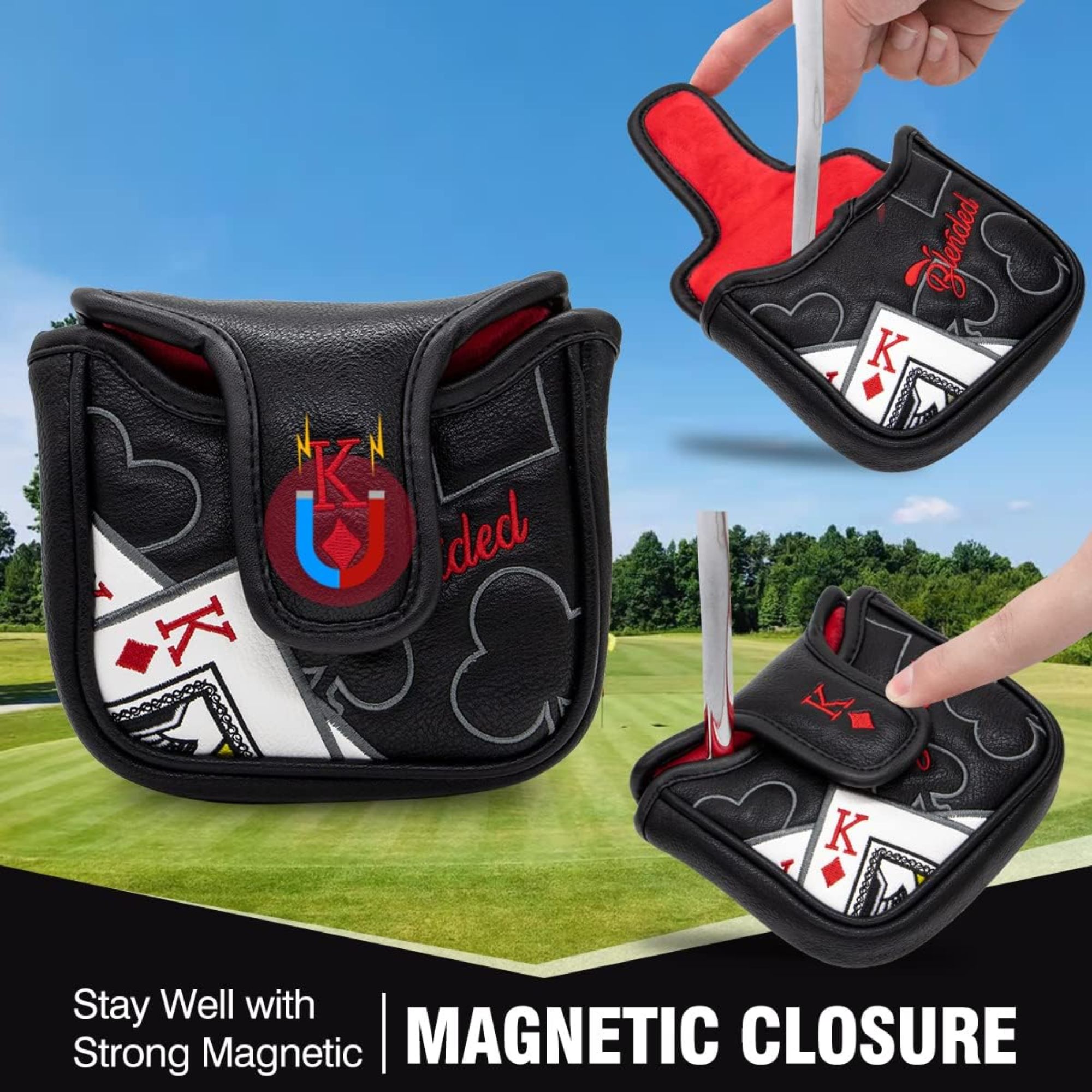 King Of Hearts Embroidered Mal - Men Accessories Gift review and price