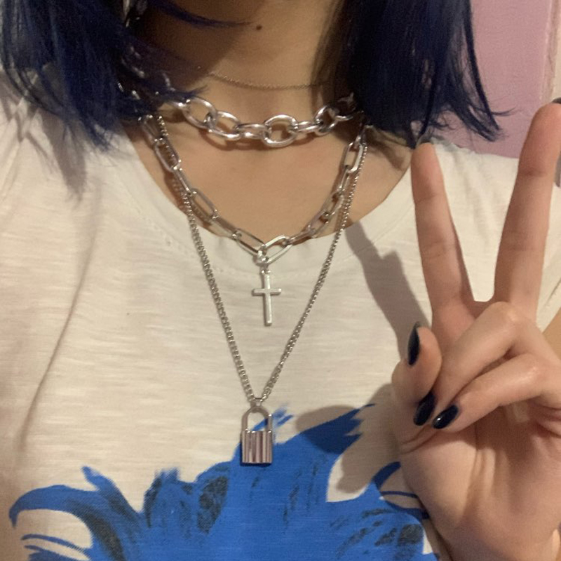 FNQUFUJ Layered grunge aesthet - Men Accessories Aesthetic review and price