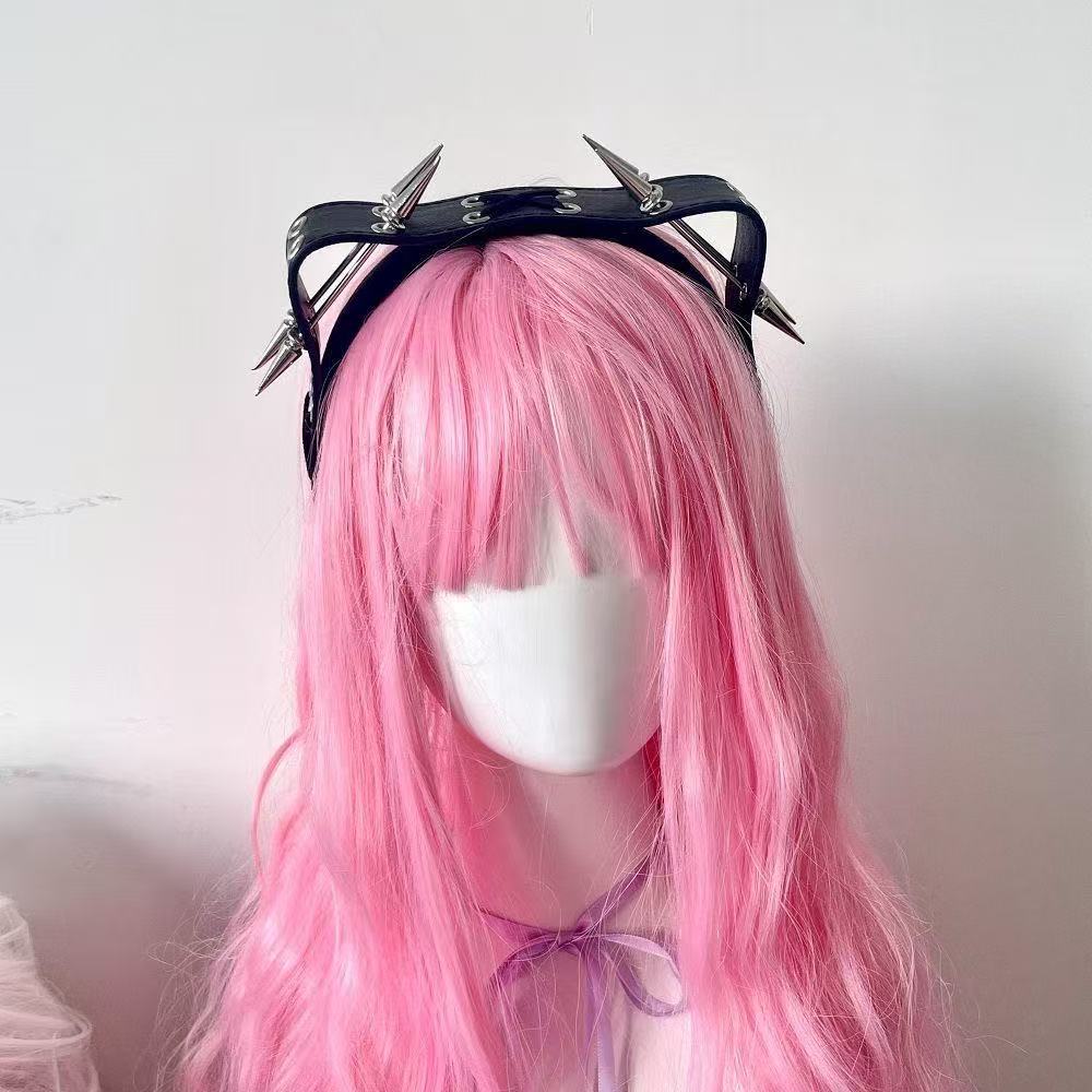 Punk Harajuku Rivet Headband,  - Men Accessories Aesthetic review and price