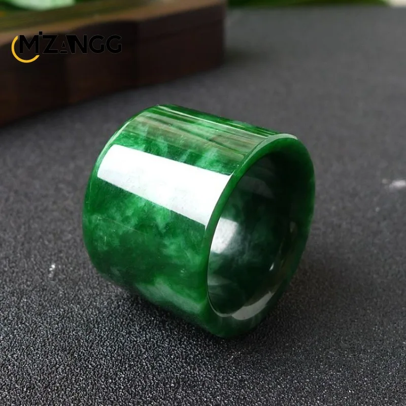 Natural Myanmar Jadeite Ring C - Men Accessories For Wedding review and price