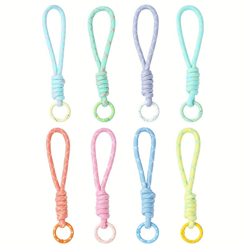 2~5pcs Colorful Braided Keycha - Men Accessories Ring review and price