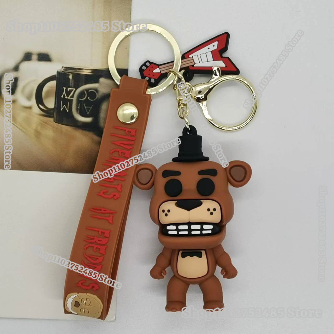5pcs Cartoon Anime FNAF Figure - Men Accessories Ring review and price