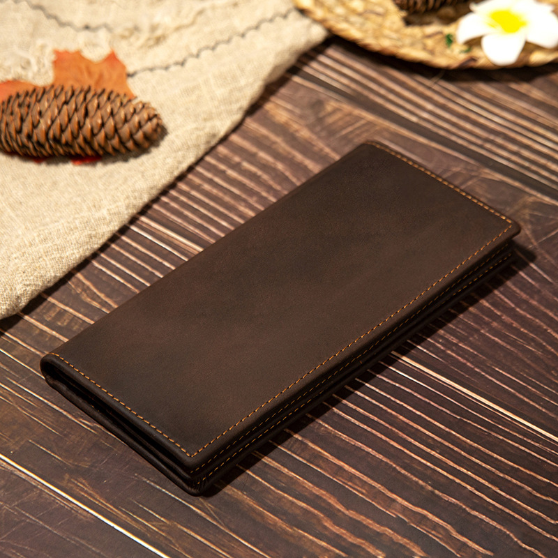 Men's Genuine Leather Long Wal - Men'S Accessories Wallet review and price