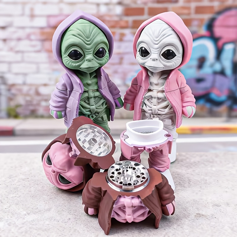 Funny Alien Herb Grinder Spice - Men Accessories Gift review and price
