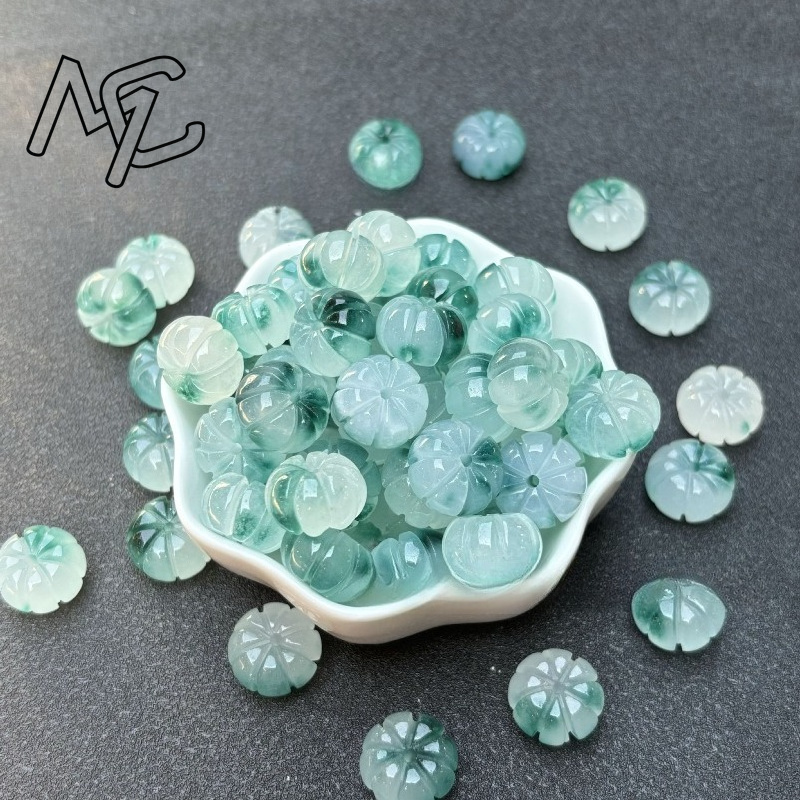 10pcs A Green Jade Pumpkin Bea - Men Accessories Gift review and price