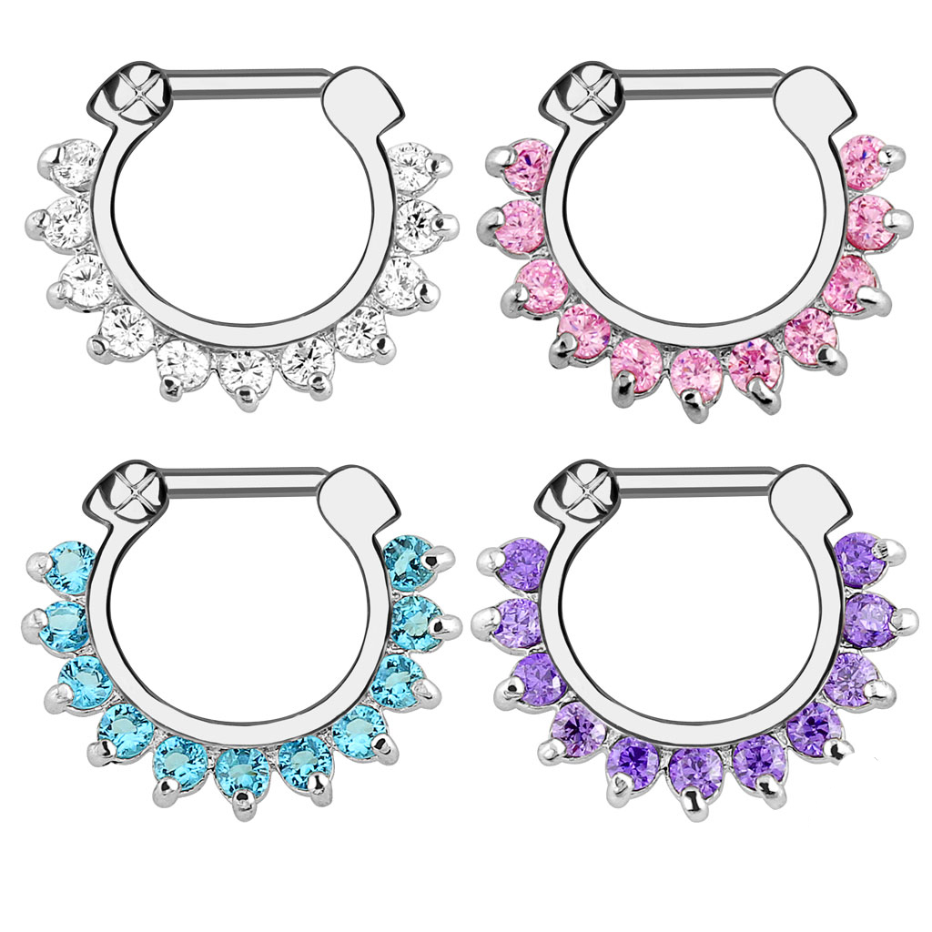 1pcs Hoop Clip On Nose Septum  - Men Accessories Ring review and price