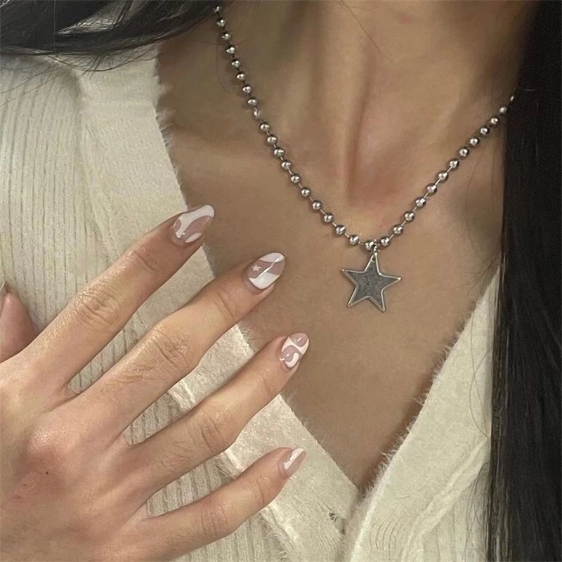 Kpop Cool Punk Vintage Star Pe - Men Accessories Aesthetic review and price