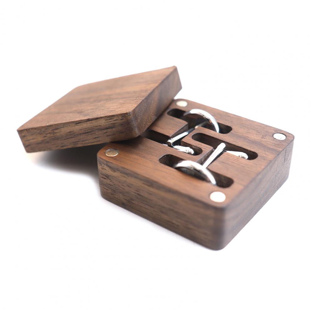 Walnut Cufflink Box Solid Wood - Cufflink Box Set review and price