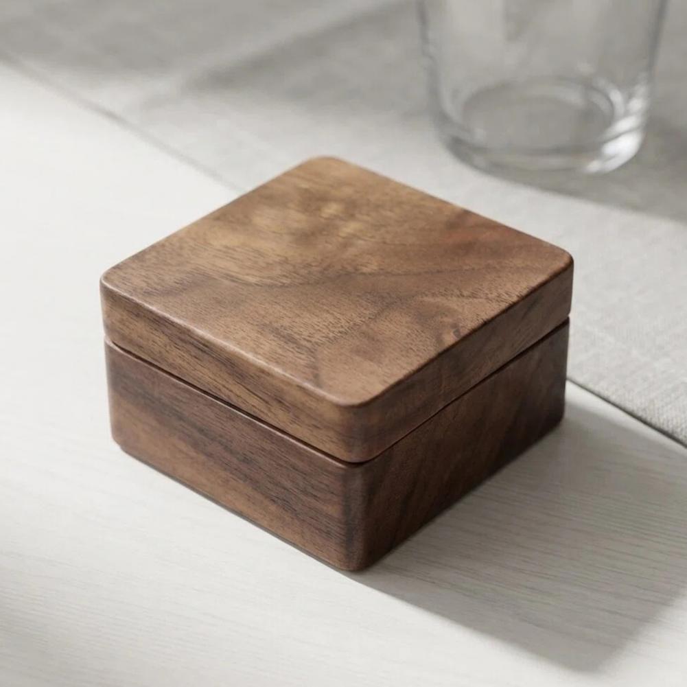 Walnut Cufflink Box Solid Wood - Cufflink Box Set review and price