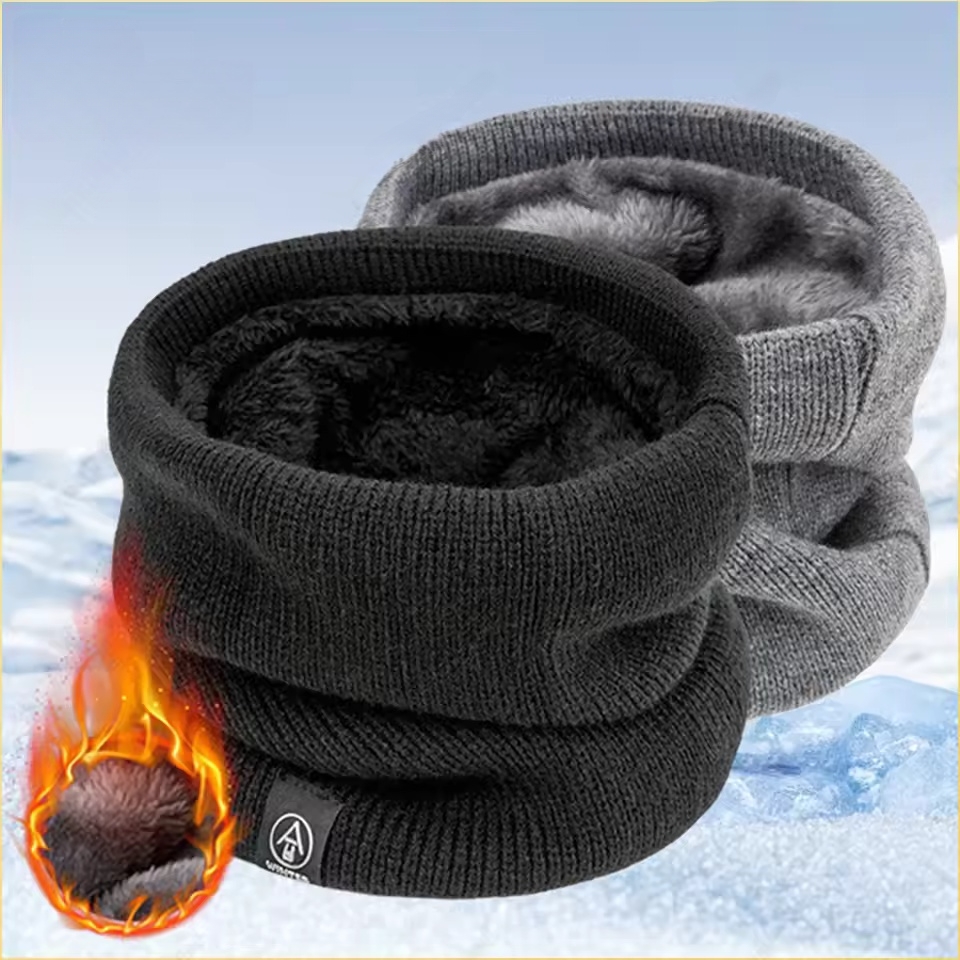 Winter Neck Warmer Scarf Fleec - Men Accessories Ring review and price