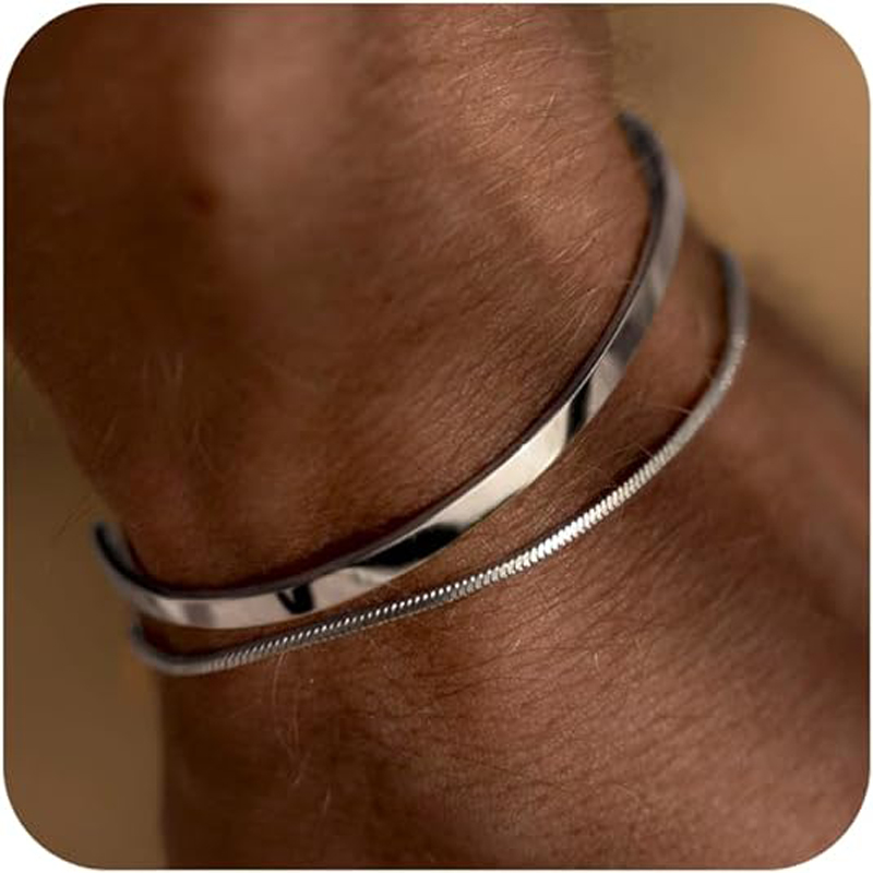 Stackable Bracelets for Men, 9 - Cufflink Box Set review and price
