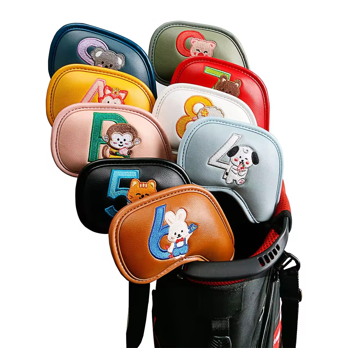9Pcs Cute Cartoon Animal Golf  - Men Accessories Gift review and price