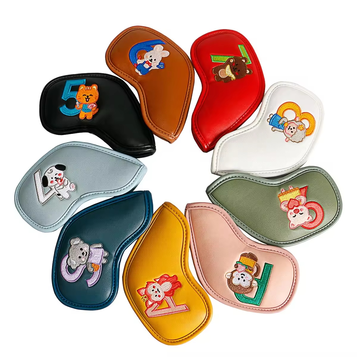 9Pcs Cute Cartoon Animal Golf  - Men Accessories Gift review and price