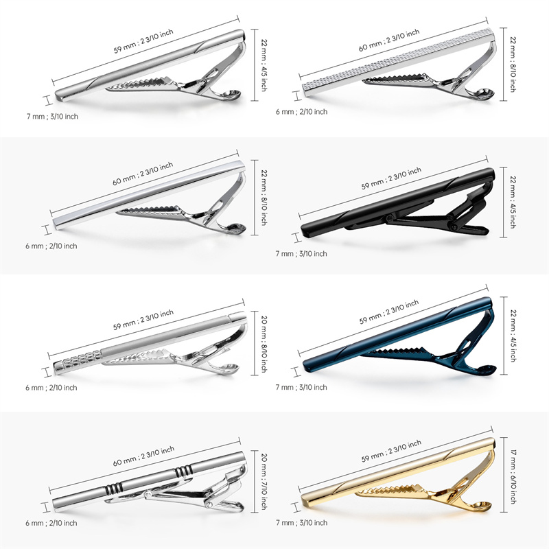 7/8/10 PCS Tie Clip Set With G - Cufflink Box Set review and price
