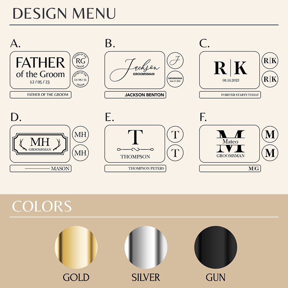 Custom Metal Cufflinks Tie Cli - Cufflink Box Set review and price