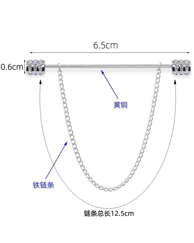 New Men's Brooch for Shirt Sta - Men Accessories Gift review and price