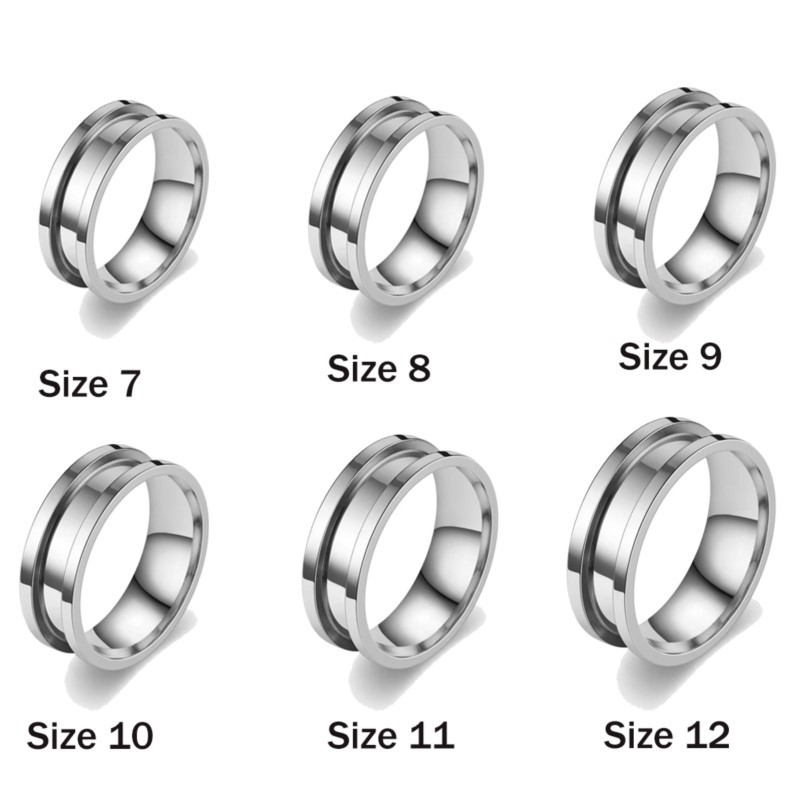 5pcs 7/8/9/10/11/12 Ring Core  - Men Accessories Ring review and price