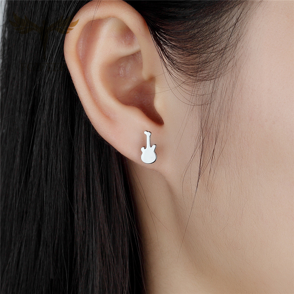 12 Pairs Music Guitar Earrings - Men Accessories In Store review and price
