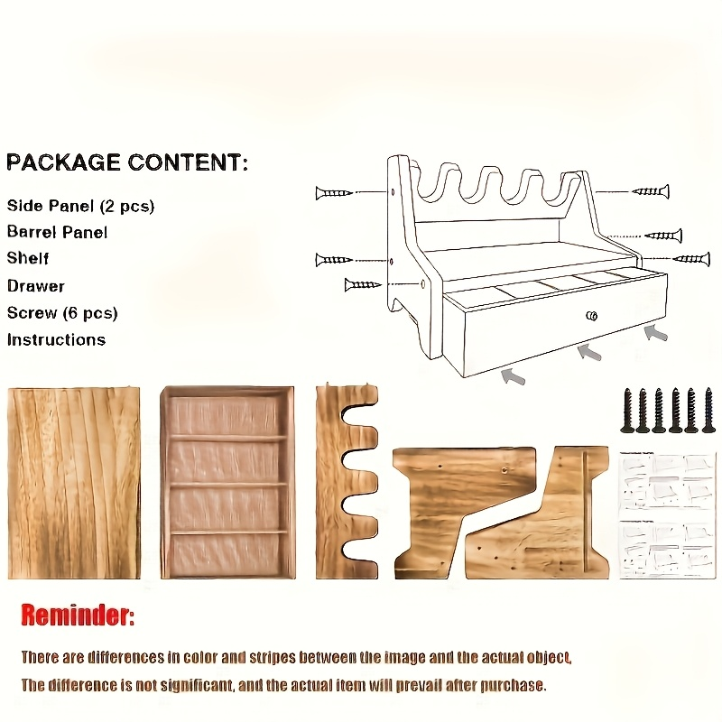 Solid Wood Pistol Storage Stan - Men Accessories In Store review and price