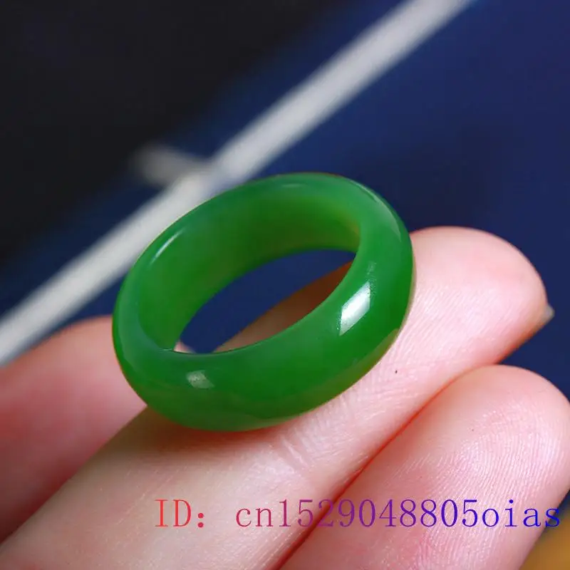 Natural Green Hetian Jade Ring - Men Accessories For Wedding review and price